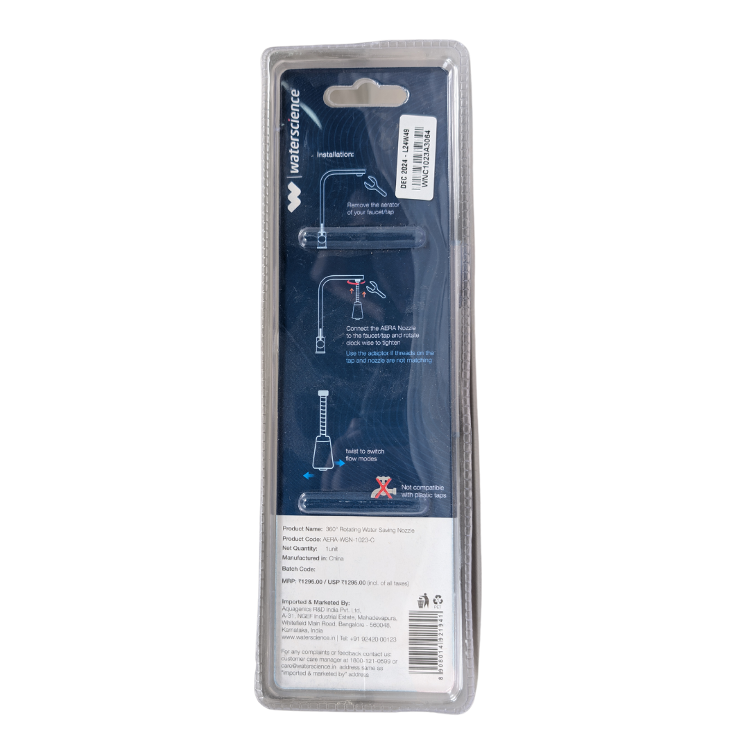 AERA Flexi Kitchen Tap Extender | Aerator | Water Saving Nozzle