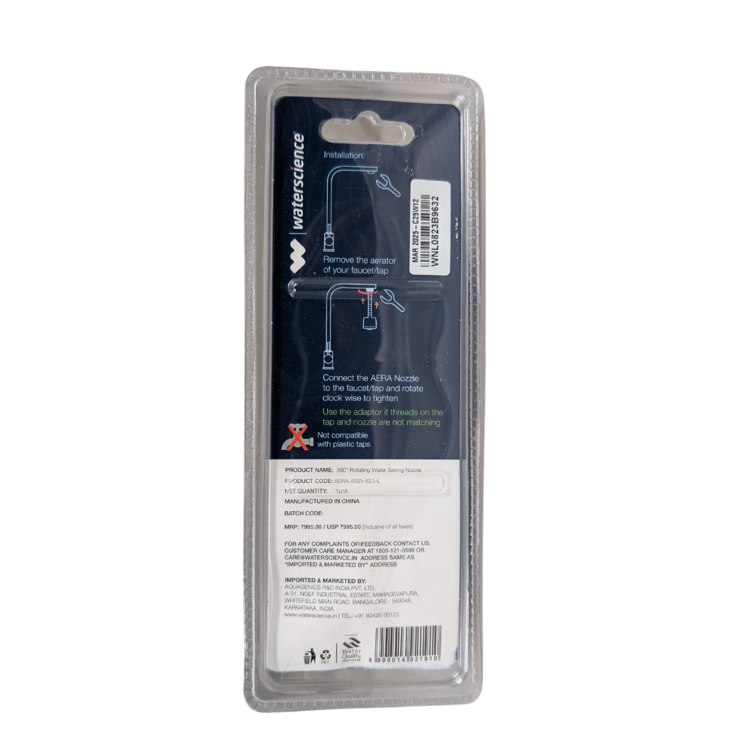 AERA Kitchen Tap Extender | Aerator | Water Saving Nozzle