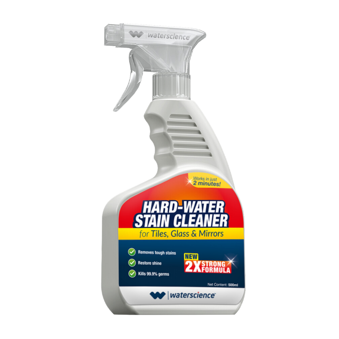 Hardwater Stain Remover Spray for Glass, Mirrors & Tiles WaterScience