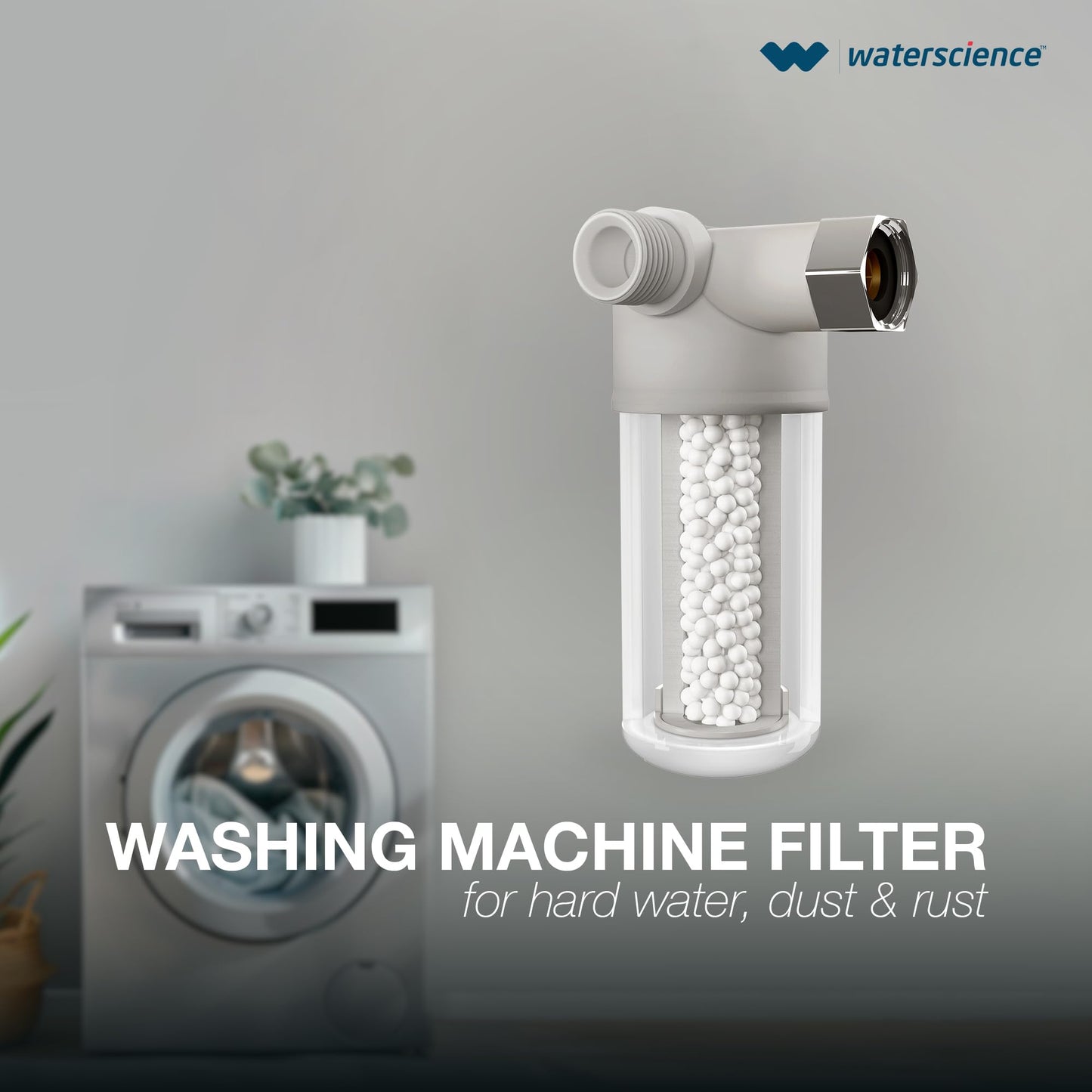 WaterScience Washing Machine Filter for Hard Water