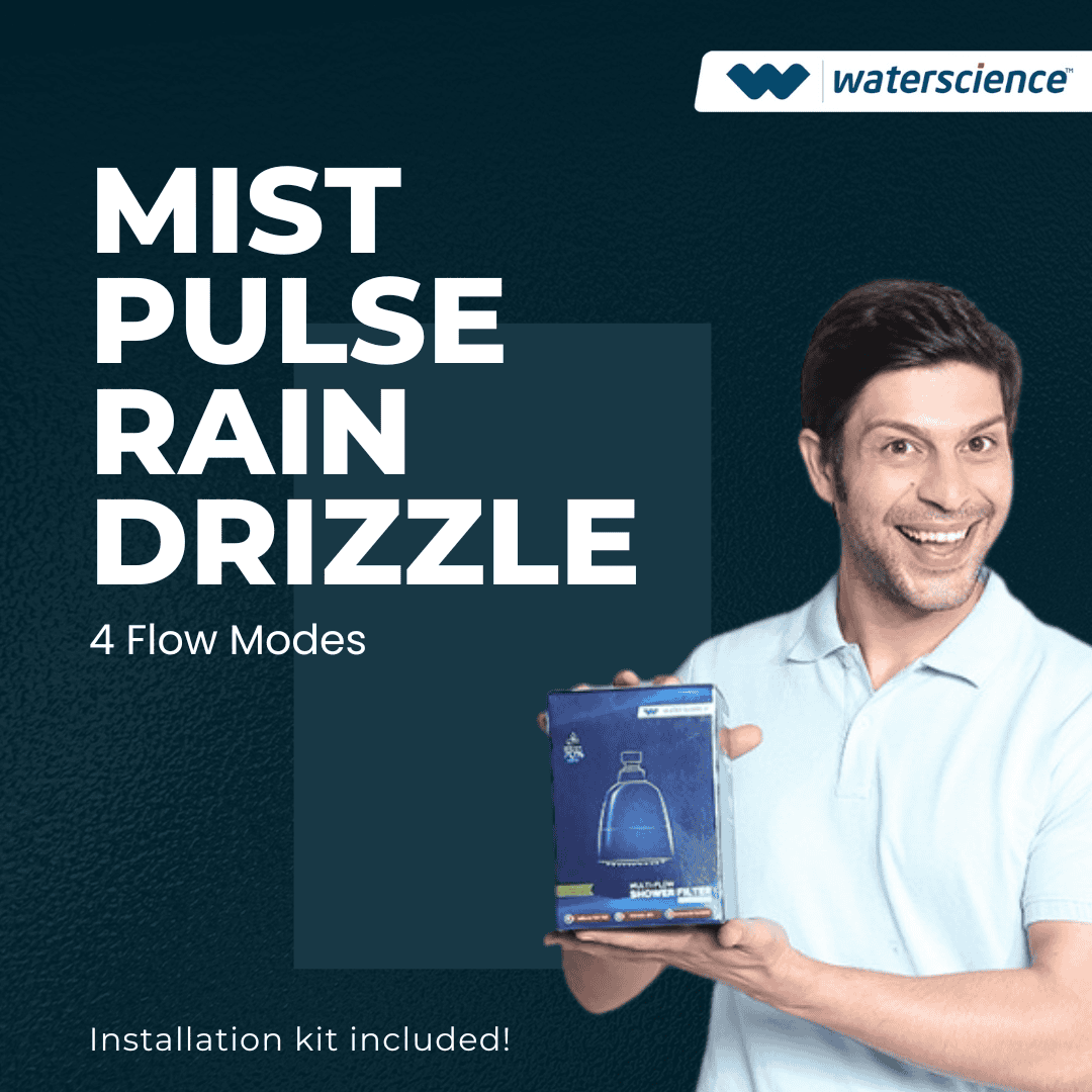 Water Saving Combo Pack - Multi Flow Shower Filter + Kitchen Tap extender + Health Faucet