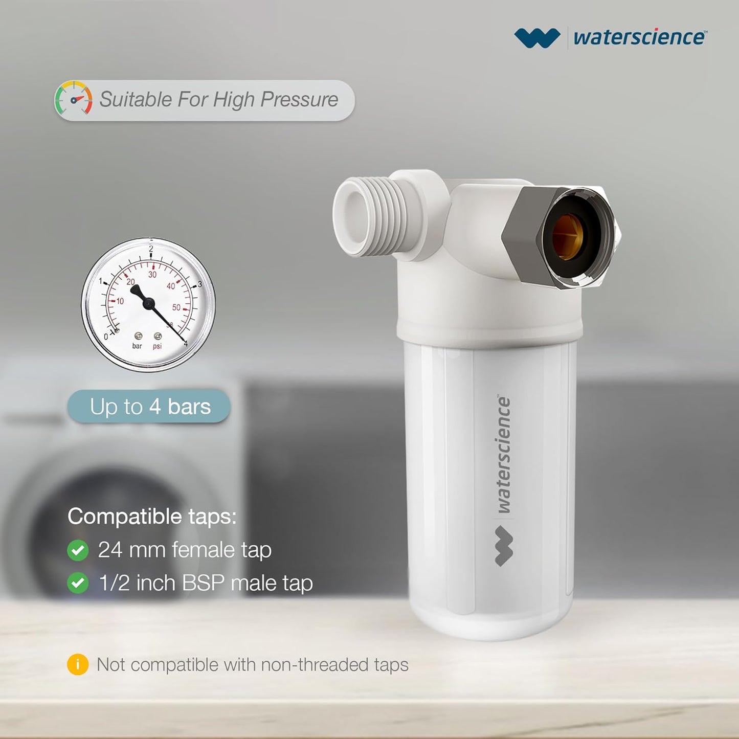 Shower & Tap Filter + Washing Machine Filter Combo