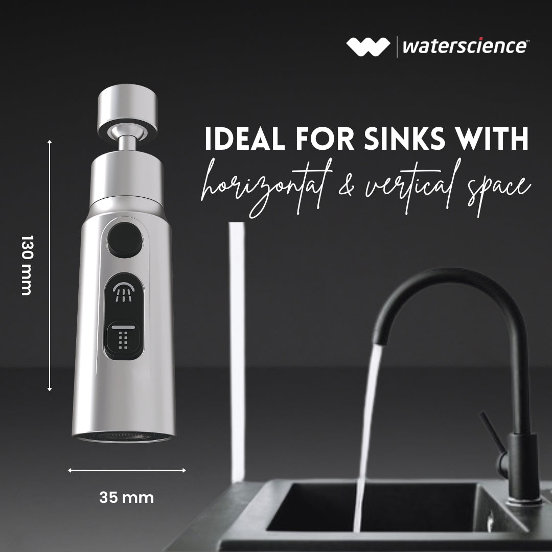 CLEO Tap Filter for Hard Water + AERA Water Saving Nozzle for Taps