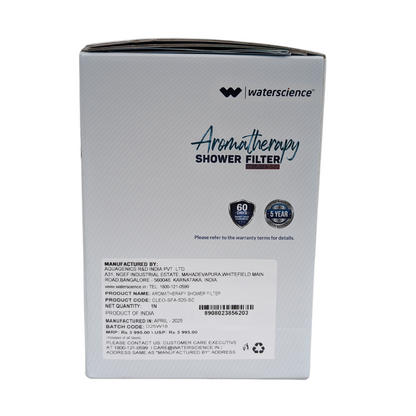 CLEO Aroma Therapy Shower Filter for Hard Water