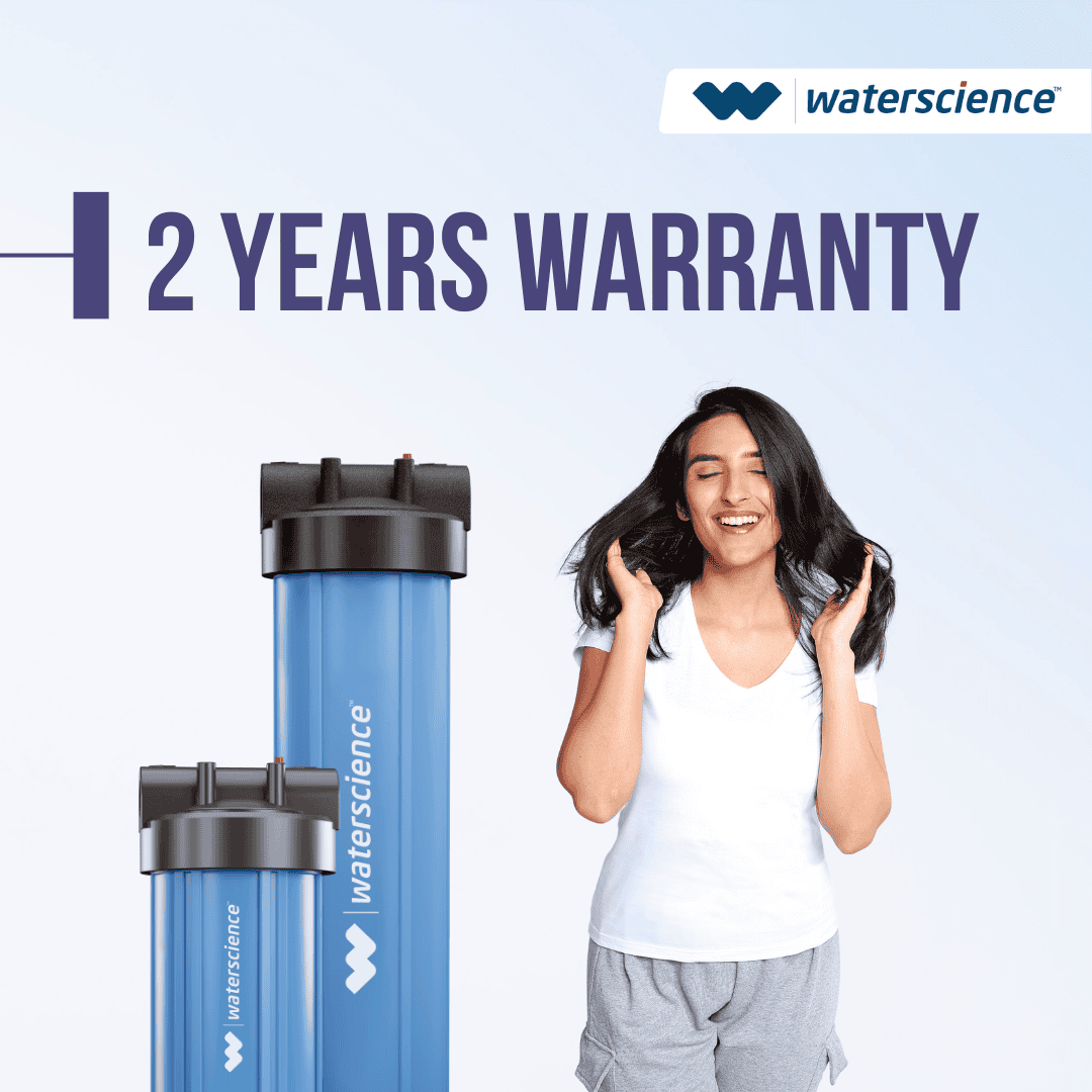 Mainline Hard Water Filter for whole house (10 inch) - 2 stage