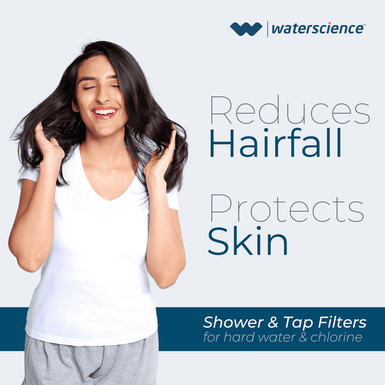 Hard Water Filter for Shower and Tap CLEO Shower and Tap Filter WaterScience