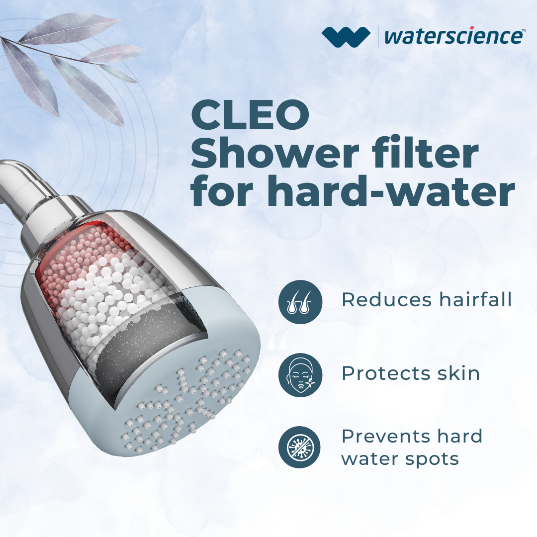 CLEO Single Flow Shower Filter for Hard Water - F&F