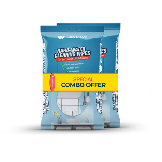 Hard Water Wipes Pack of 2
