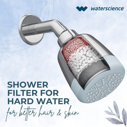 CLEO Shower Filter for Hard Water | Borewell/Tanker Water Cartridge + AERA Flexi Kitchen Tap Extender