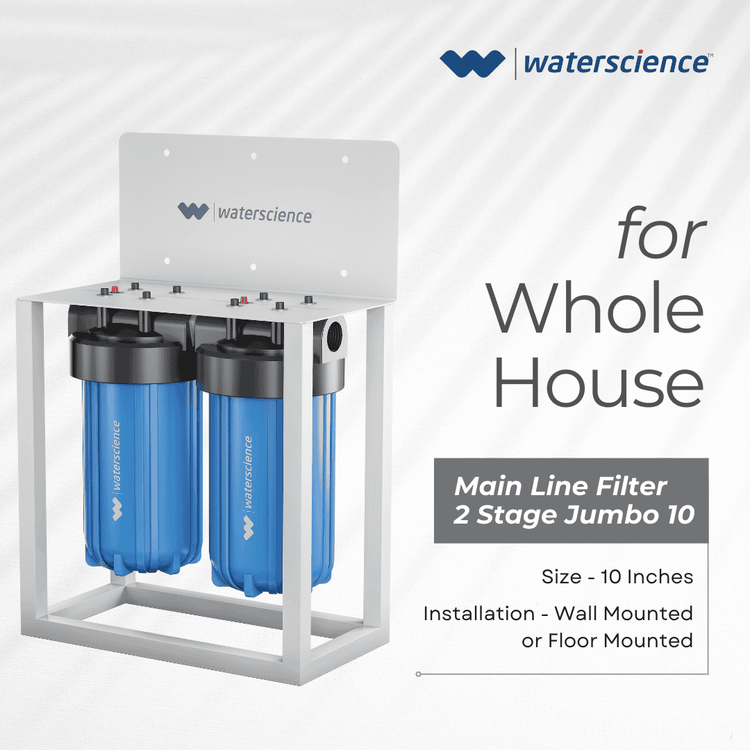 Mainline Hard Water Filter for whole house RIO MLF J10X2 WaterScience