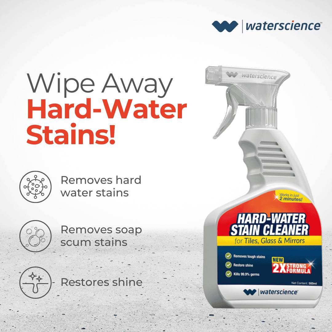 Hardwater Stain Remover Spray for Shower and Tap