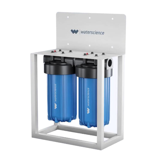 MainLine Filter | 1 Bath + Kitchen| 10 inch | 2 stage | For high sediment + hardness