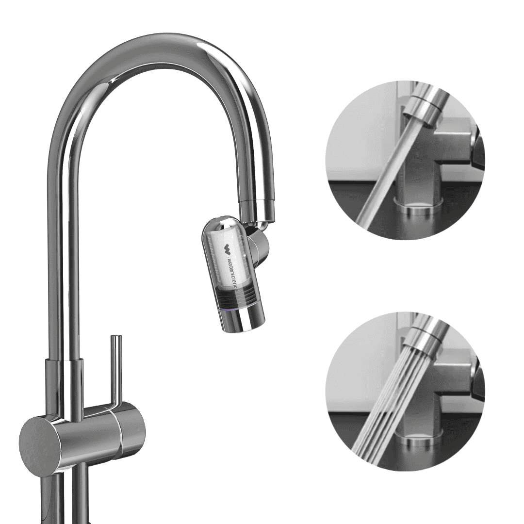 Kitchen Tap Extender with Filter - Wide | Ceramic Cartridge