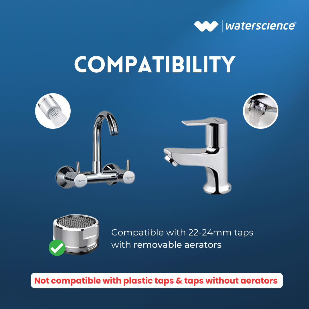 AERA Water Saving Nozzle for Taps - Wide