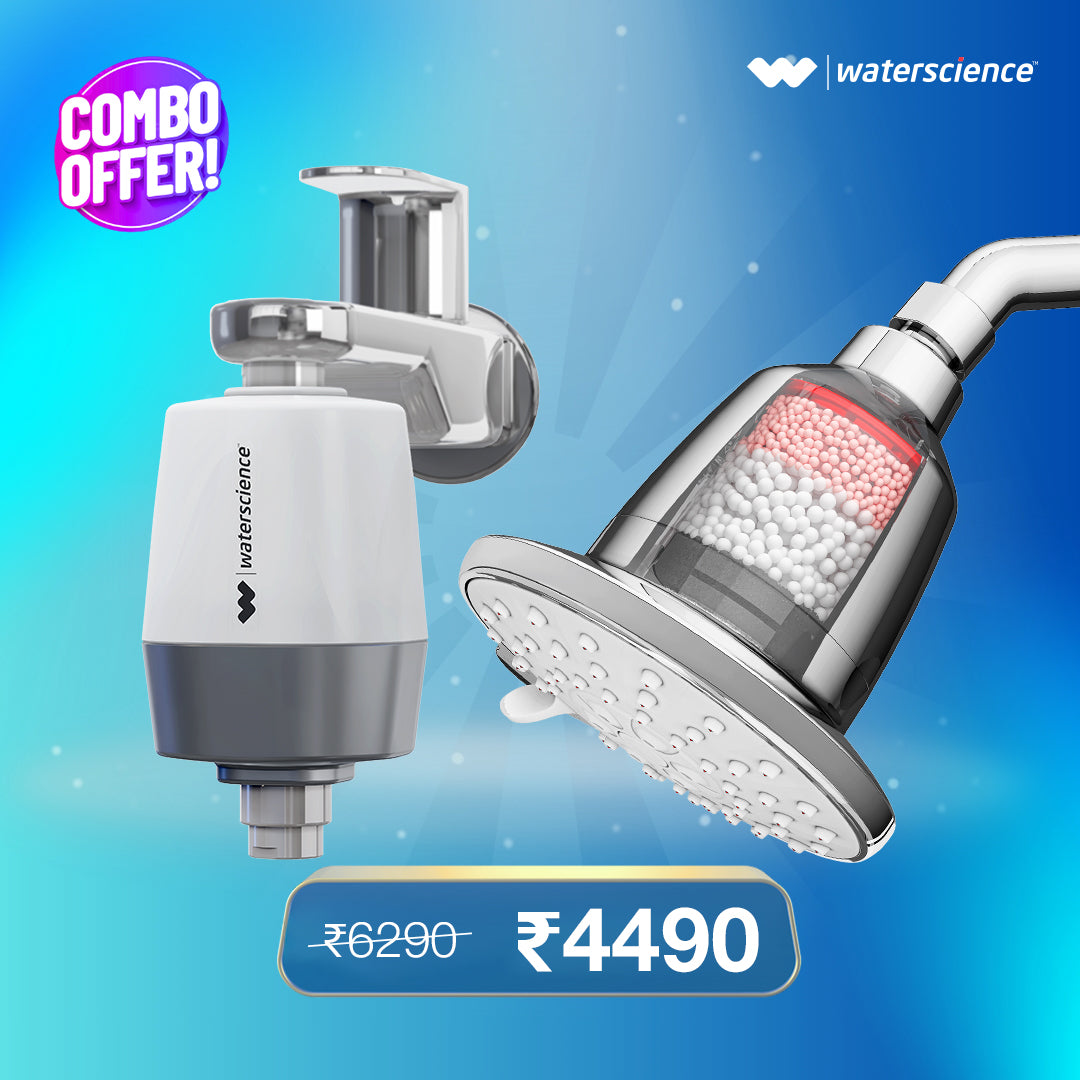 CLEO Shower& Tap Filter + Multi Flow Shower Filter Combo