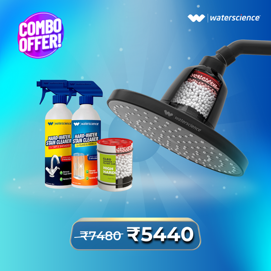 Rain Shower Filter MB+ Replacement Cartridge + Stain Removers Combo