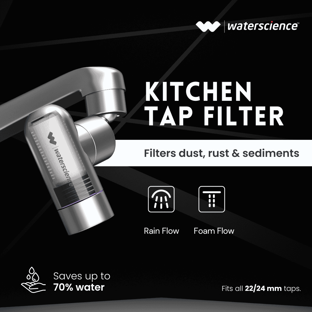 KTF Kitchen Tap Extender with Sediment and Dust Filter - Mini