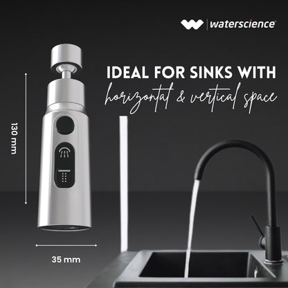 CLEO Tap Filter for Hard Water + AERA Water Saving Nozzle for Taps