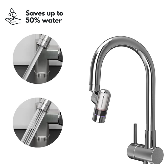 KTF Kitchen Tap Extender with Sediment and Dust Filter - Mini