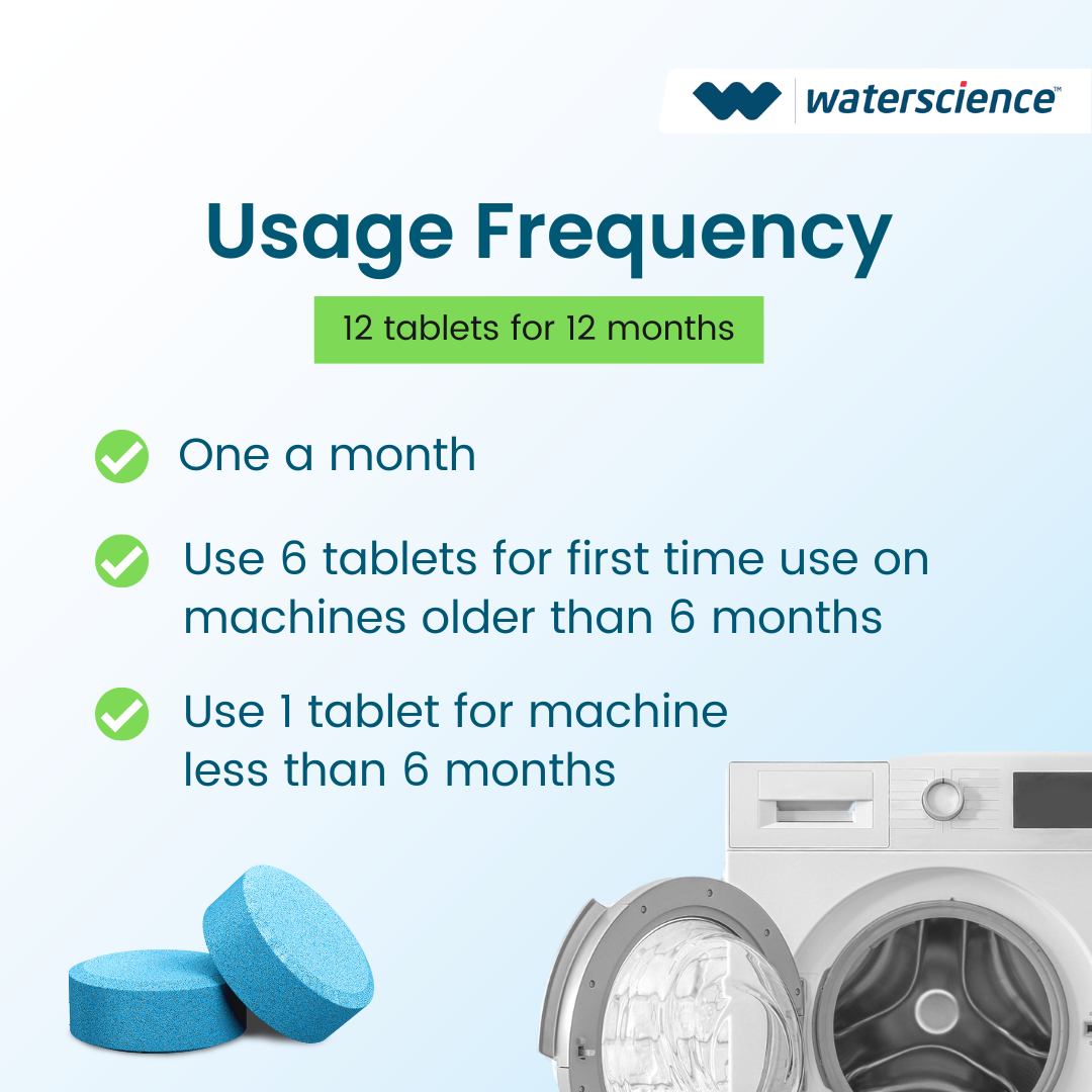 Washing Machine Descaler Tablets - WMD