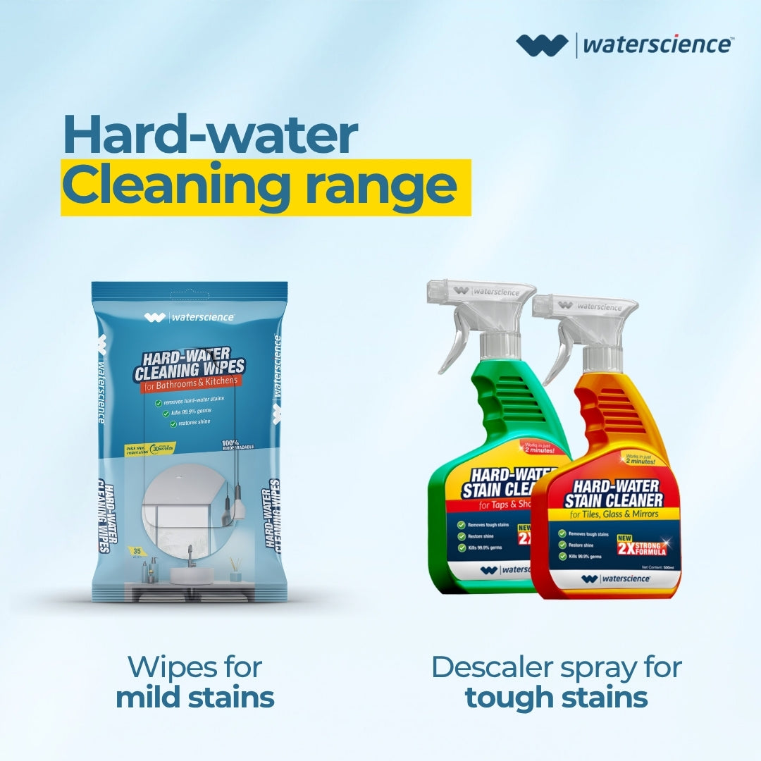 Hard Water Cleaning Wipes (Pack of 35)