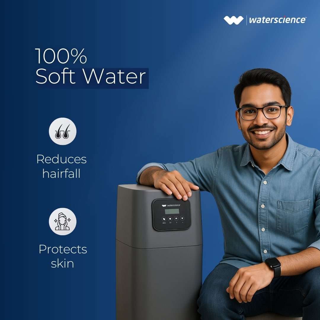 Aquilus Water Softeners - For Apartments & Villas - Fully Automatic Smart Water Softener