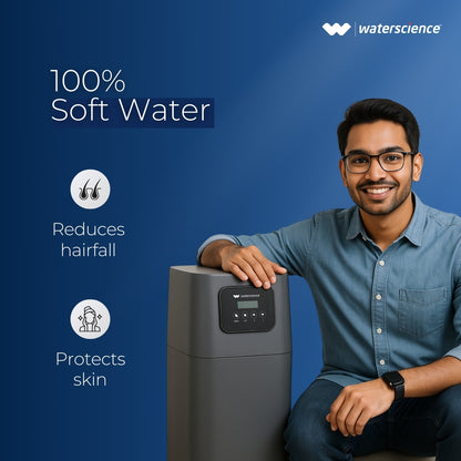 Aquilus Water Softeners - For Apartments & Villas - Fully Automatic Smart Water Softener
