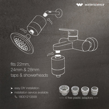 CLEO Shower & Tap Filter for Hard Water - CLEO-SFU-423 - F&F