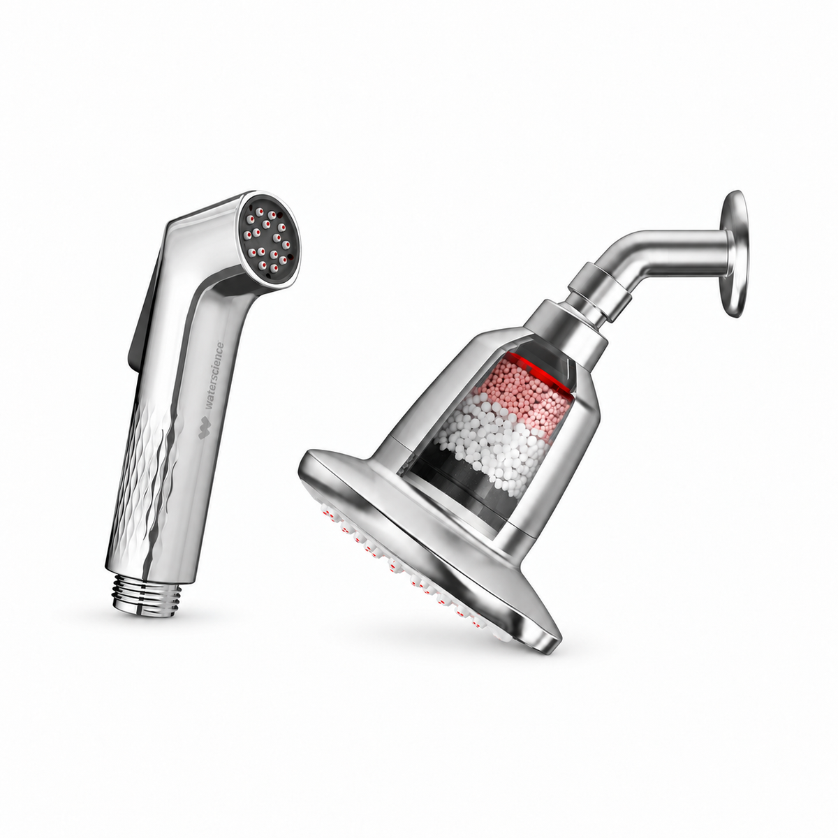 Multi Flow Shower Filter + Health Faucet - NeverBlock Technology