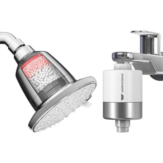 CLEO Multi Flow Shower Filter + CLEO Shower and Tap Filter Combo