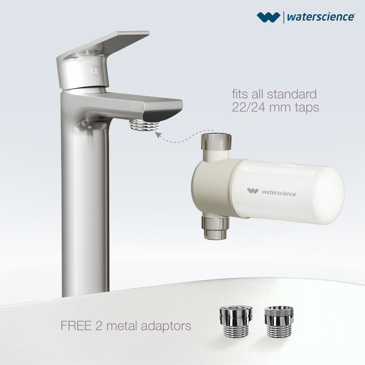 VERSA Skin-Care Filter + CLEO Shower Filter for Hard Water Combo