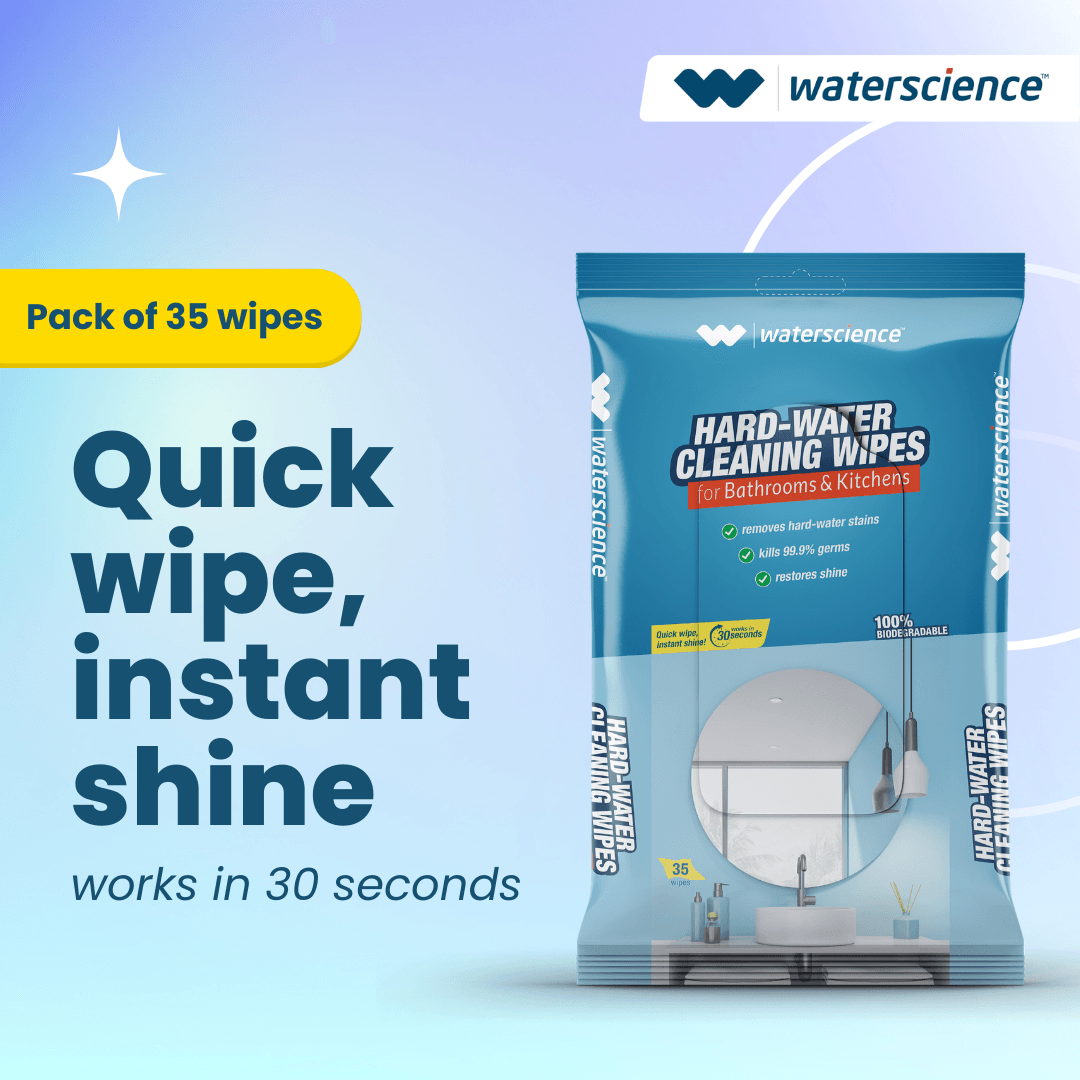 Hard Water Cleaning Wipes (Pack of 35)