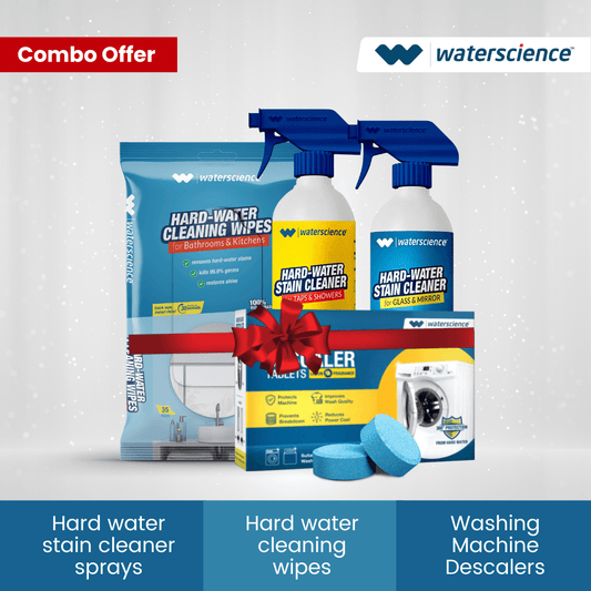WaterScience 4 in 1 Hardwater Stain Cleaner Combo Kit