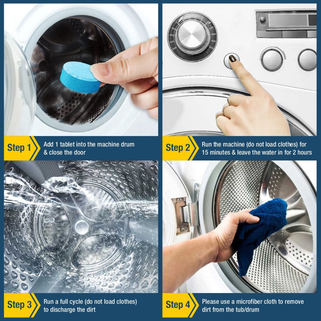 Combo: Washing Machine Filter + Washing Machine Descaler (Pack of 12) (IRIS 2 + WMD)