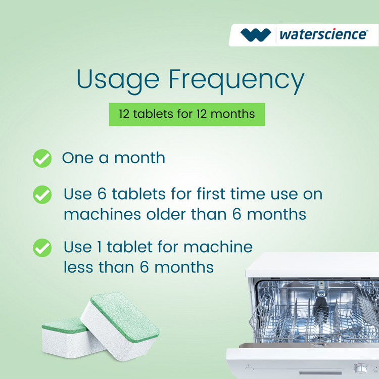Washing Machine Descaler Tablets WaterScience