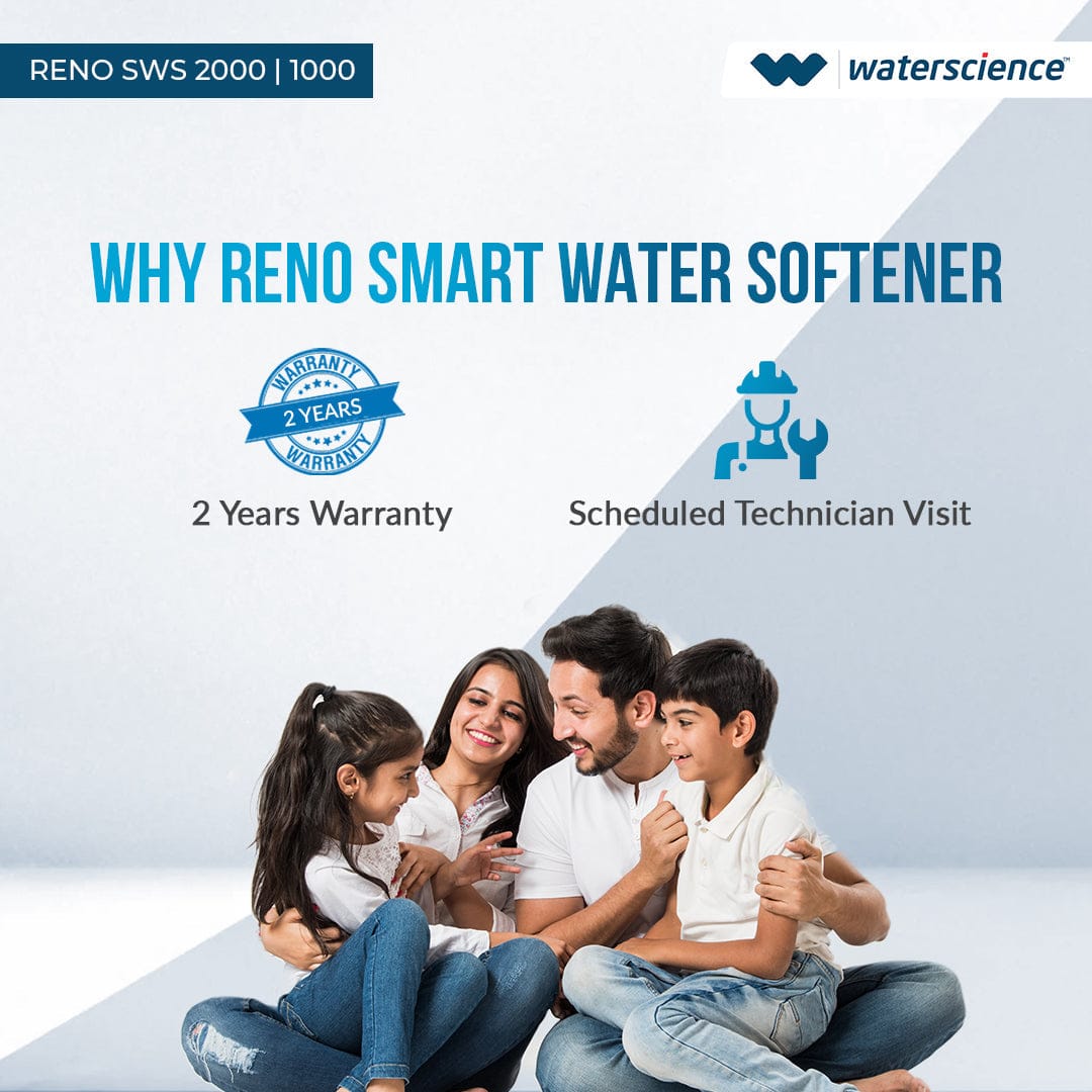 RENO 1000 - Bathroom/Kitchen Water Softener - Automatic