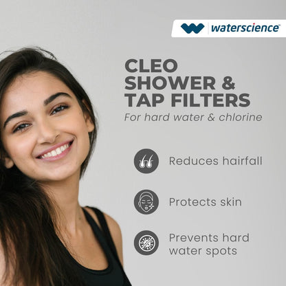 CLEO Shower & Tap Filter for Hard Water - CLEO-SFU-717 - F&F